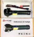 Ruilang Multifunctional High Power Telescopic Rechargeable Torch With RGB LED Flashlight Can be used as a Powerbank For Policing Hiking Camping. 