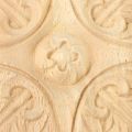 Natural Floral Unique Wall Door Decoration Wood Carved Corner Appliques Frame wooden Figurines Crafts Woodcarving Decorative. 
