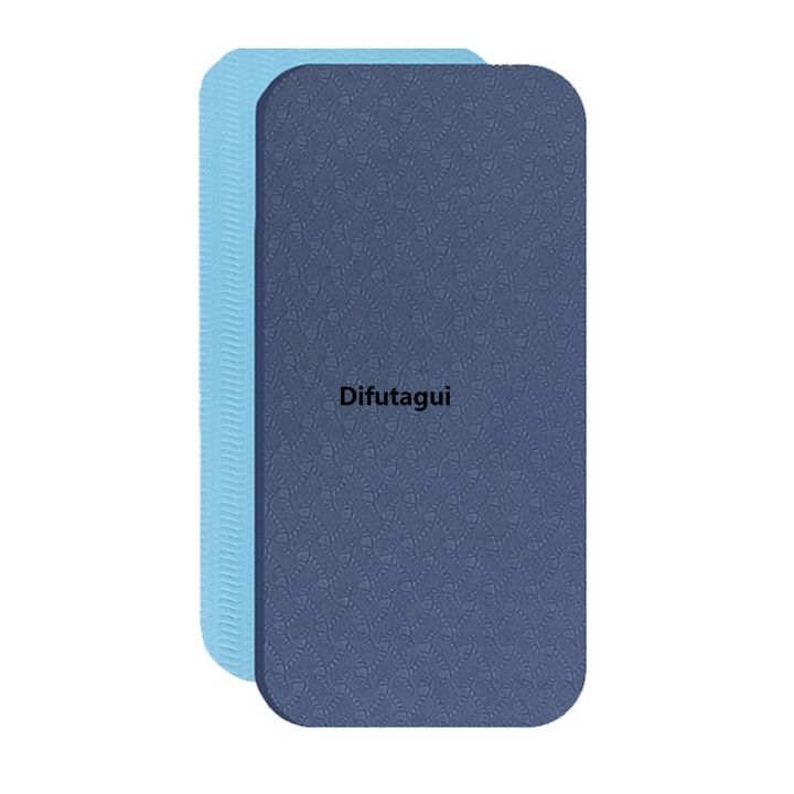 Difutagui 2Pcs Yoga Knee Pads Double Sided Non-slip Stable Support Protective Kneeling Pad Joints Original Care Soft TPE Elbow Support Cushion Home Gym Fitness Mats Workout Equipment