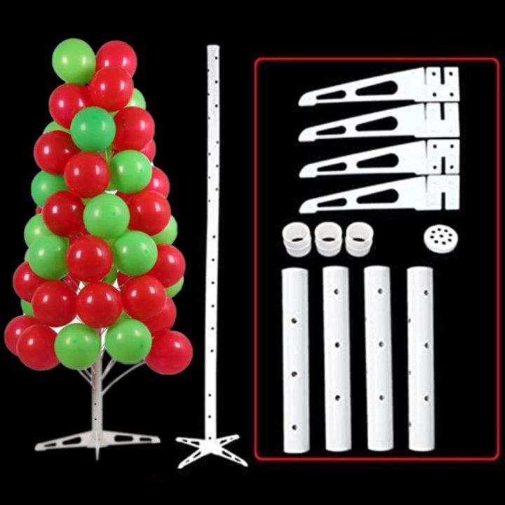 New Plastic Balloon Column Display Stand 180cm Reusable Balloon Support Bracket With Base Balloon Holder for Halloween Christmas