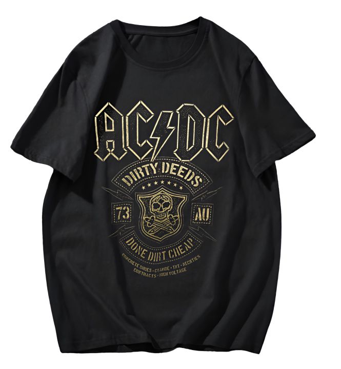 Ac/Dc Band Printed T-Shirt For Men and Women