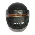 Axor jet Leather Half Face Single Visor ECE/DOT Certified Helmet. 