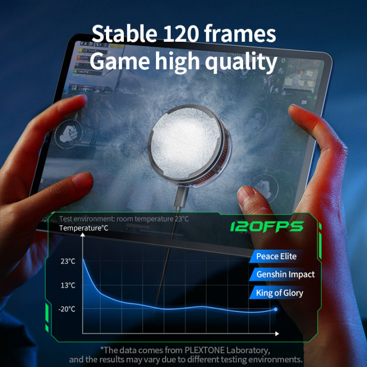 PLEXTONE%20EX3%20Pro%20Magnetic%20Flat%20Panel%20Radiator%2036W%20High%20Power%20Semiconductor%20Refrigeration%20Mobile%20Phone%20Cooling%20Fan%20RGB%20Light%20-%20Image%204