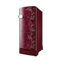 SAMSUNG RR20C2Z226R/IM 192 Litres Single Door Refrigerator with Stylish Grande Design (Flower Pattern Red). 