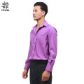 Tipikka Royal Purple Color Cotton Feel Full Sleeve Plain Formal Shirt For Men. 