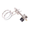 New specials 5X Double Lenses Magnifying Glass Portable Stainless Steel Clip Diameter 25mm MINI Monocular Magnifier@#A JUE. 
