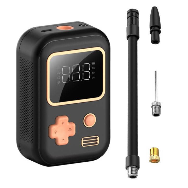 150PSI Car Air Pump Cordless Handheld Air Compressor Portable Electric Tire Inflator with LED Light Auto-Off Function for Car Motorcycle Bicycle Tires Balls