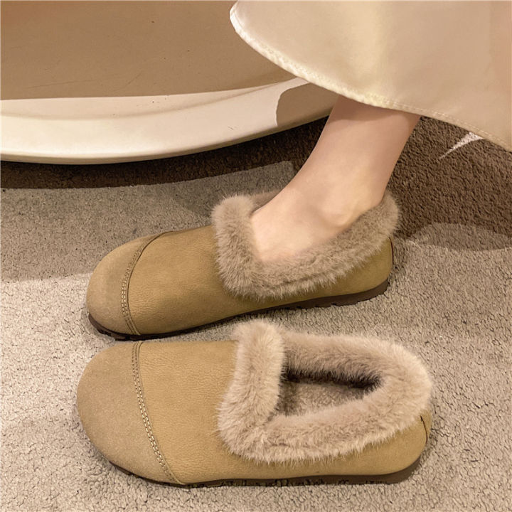 Pebbles%20Nepal%20Flat-soled%20Plus%20Velvet%20Warm%20Slip-on%20Cotton%20Shoes%20for%20Girls%20-%20Image%207