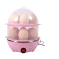 Double Layer Plastic Electric Egg Boiler And Poacher (Multicolour) 14Eggs Boiler pot/By Base. 