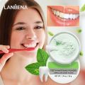 LANBENA Teeth Whitening Powder Tangy Lemon Lime Hygiene Dental Tooth Cleaning Remove Tartar Safe Protect Bright Teeth Oral Care. 