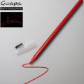 6PCS Red Waterproof Long Lasting Microblading Lip Liner Pencil Peel Off Eyebrow Mapping Marker Pen Tool for Permanent Makeup. 
