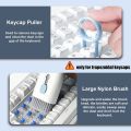 7 in 1 Electronic MultiCleaner kit brush, Cleaning Kit for Monitor Keyboard Airpods, Screen Dust Brush Including Soft Sweep, Swipe, Airpod Cleaner Pen, Key Puller and Spray Bottle(Multi Color). 