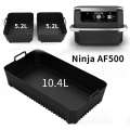 Hot Rectangle Silicone for Ninja DZ071/AF500UK Basket Replacement Dishwasher Safe Air Fryer Liners. 