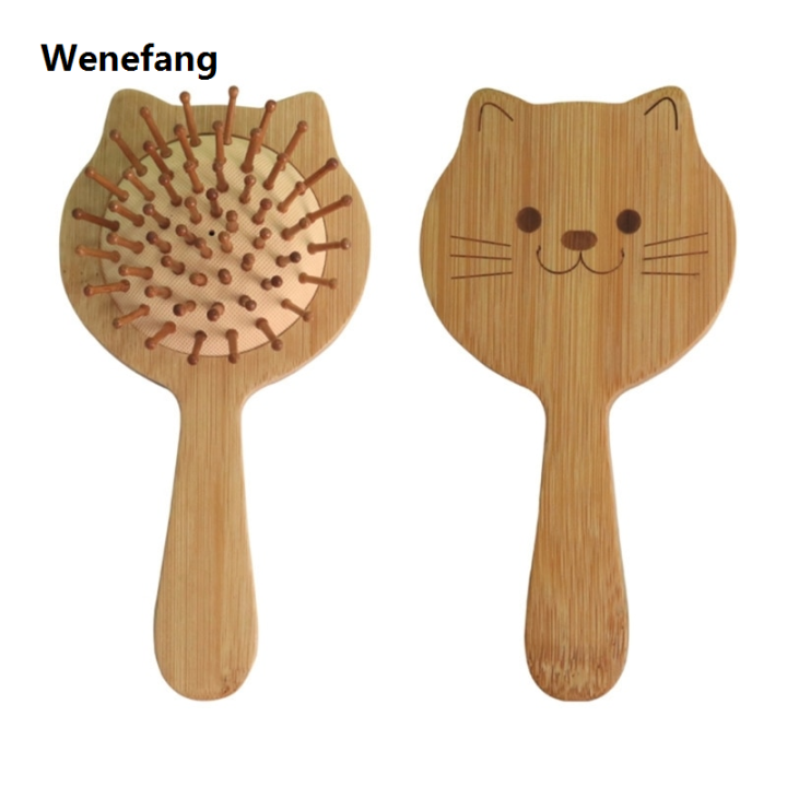 Wenefang%20Brushes%20Air%20Cushion%20Massage%20Comb%20Hair%20Smooth%20Air%20Bag%20Comb%20Cute%20Cat%20Children's%20Comb%20Bamboo%20Wood%20Comb%20Portable%20Massage%20Comb%20-%20Image%206