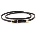 Decoration Thin Casual Retro Girls Waist Belt Braided Belts Pin Buckle Waistband. 