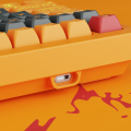 Akko 5075b Naruto Uzumaki Limited Edition Mechanical Keyboard. 