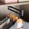 Pants Rack Top Mounted Vertical Pull-out Wardrobe Crossbar Hanger. 