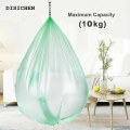 DISICHEN Luxury 1 Roll 30Pcs Biodegradable Bags Portable Camping Festival Toilet Home Clean Composting Plastic Trash Bag Green 45x55cm. 