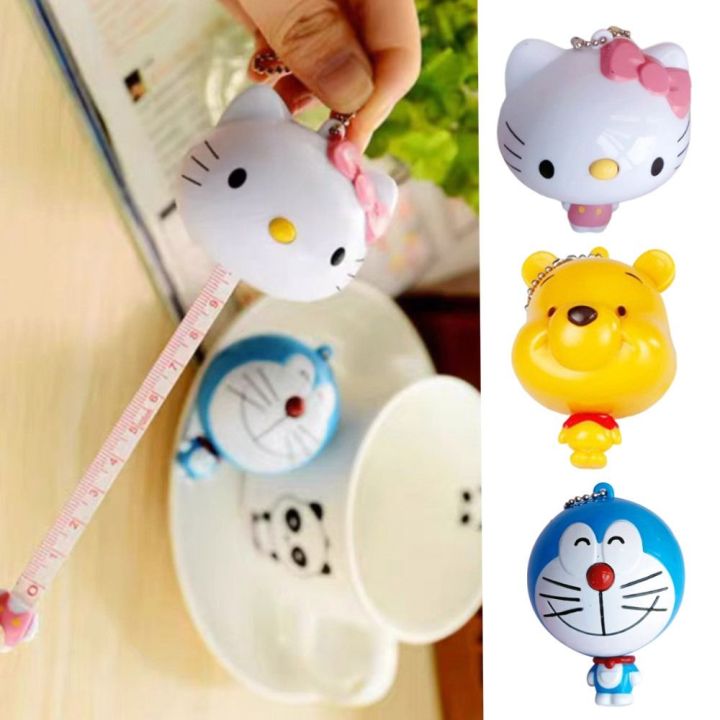Doremon Ruler Measuring Telescopic Ruler Sanrio KT Self-Telescoping Tape Measure ...