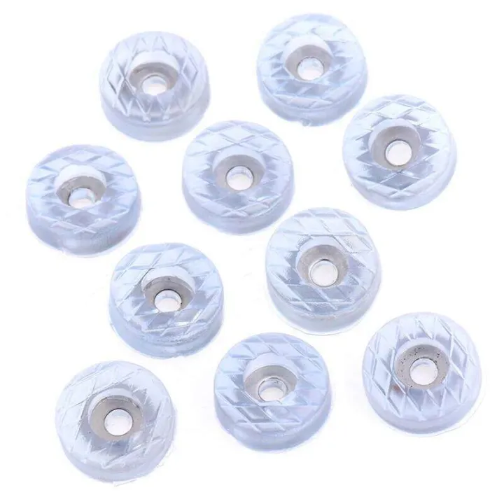 NUOBESTY 10-Pack Adjustable Pool Table Foot Pads – EVA Levelers With Floor Protection, Fits Most Tables, Chairs & Heavy Furniture