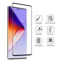 BLKNAIM (3IN1) For infinix Note 40/infinix Note 40Pro 4G Full screen tempered film tempered glass film + carbon fiber back film + lens film. 