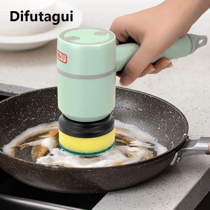 Difutagui%20Cleaning%20Tools%20Handheld%20Electric%20Cleaning%20Brush%20Wireless%20Battery%20Brush%20Bathroom%20Kitchen%20Tile%20Carpet%20Brush%20Cleaning%20Tools%20With%202/4/6%20Brush%20Heads%20-%20Image%203