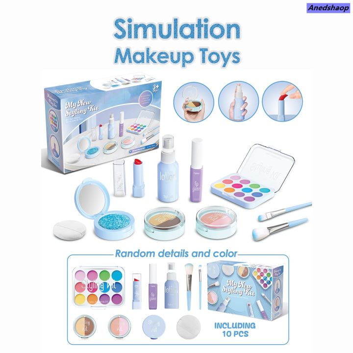 NEW%20Anedshaop%20Luxury%20Pretend%20Makeup%20Toy%20Set%20For%20Girls,%20Children'S%20Performance%20Handbag,Princess%20Role%20Play%20Toy,Portable%20Design%20Princess%20Cosmetics%20Bag%20-%20Image%207