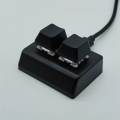 2 Keys Macro Programming Keyboard RGB Mini Keyboard Red Switch,White. 