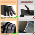 Women Leather Belt Black Casual Waist Belt for Women  with Metal Pin Buckle. 