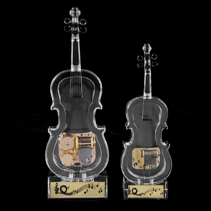 Mechanical Clockwork Violin Music Box