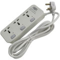 KOHINOOR Surge Protector 3 Port 2500W (10A) 3 Pin Universal Authentic Extension Multiplug for Personal & Official Uses 'KN-213'. 