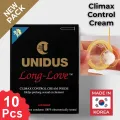 Unidus Long-Love Premium Korean Condoms with Climax Control Cream, 10 Pcs. 