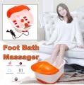 Deluxe Foot Spa Massager: Multifunctional Machine with Detox Heat, Vibration, and Pedicure Roller. 