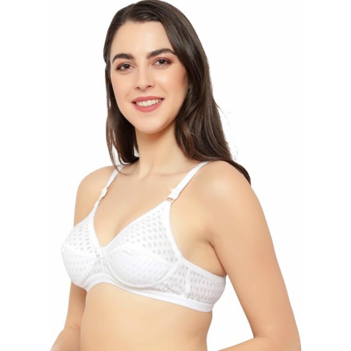 (Pack%20of%202)%20Cotton%20Non-Padded%20Non-wired%20Full%20Coverage%20Support%20White%20Bra%20For%20Women%20By%20Romance%20-%20Image%205