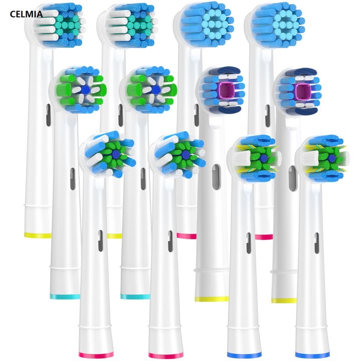 CELMIA%2012PCS%20Brush%20Head%20nozzles%20for%20Oral%20B%20Electric%20Toothbrush%20Replacement%20Portable%20Head%20Refill%20Sensitive%20Floss%20Cross%20Action%20for%20Oralb%20-%20Image%207