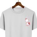 Cartoon Printed T-Shirt Set – Pink & White Matching Couple T-Shirts| Couple Sets. 