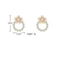 Enacolor S925 Silver Needle Cute Sakura Cherry Blossom Flower Stud Earrings for Girl Ins Accessories 2023 New. 