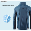 Anrushide JACKET ZIPPER MOTORCYCLE WINDBREAKER JACKET MEN'S THORSOL RIDING SUN PROTECTION MOUNTAIN BIKE CLOTHING JACKET STRAPS. 