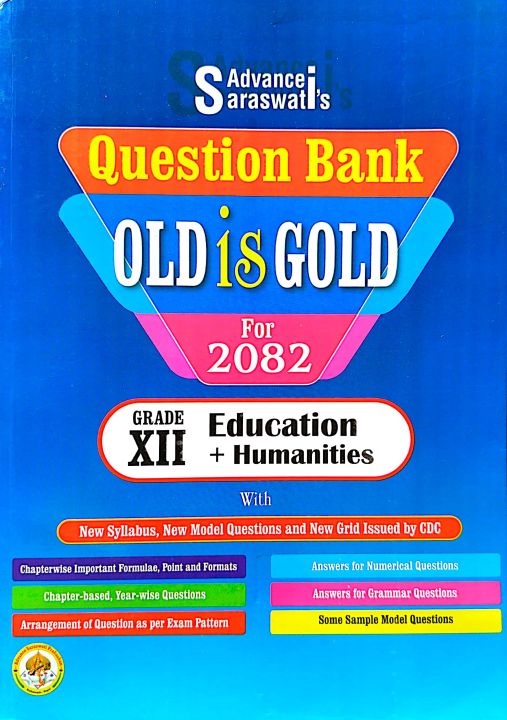 Class 12 Old Is Gold Education & Humanities For 2082 - NEB Grade XII Question Bank (New Edition: 2081)