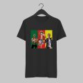 One Piece Anime Printed Black T-Shirt. 