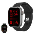 Series 9 Smart Watch with Logo And Dual Strap. 
