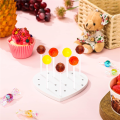 4 Piece Lollipop Display Stand White About 12x12x0.8cm Wedding Party Candy Dessert Stick Holder. 