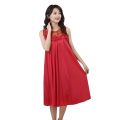 Ladies Sexy Silk Satin Night Dress Sleeveless Nighties Nightgown Plus Size Nightdress Lace Sleepwear Nightwear. 
