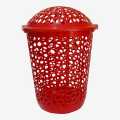 Bagmati Large Sized Laundry Basket | Plastic Sturdy Large Multipurpose Bucket With Lid | Strudy Plastic Laundry Basket. 