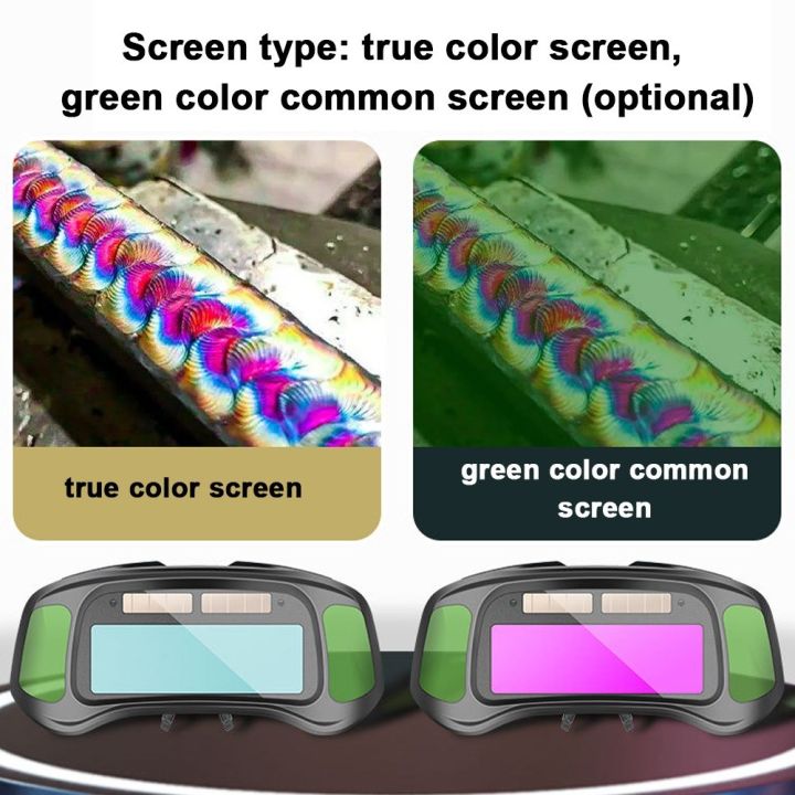 Automatic Dimming Welding Goggles Large View True Color Auto Darkening ...