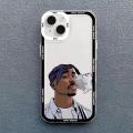 Rapper 2pac Singer Tupac Phone Case for Iphone 11 12 Mini 13 15 Pro Max 16 14 7 8 Plus X XS XR Soft Shockproof Back Cover Funda. 
