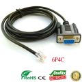 【Clearance Markdowns】db9 rs232 to rj11 serial to rj12 cable for serial rs232 cash drawer link pc cable. 