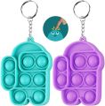 Mini Pop-it Keychain Design May Vary. 