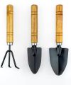 Gardening Tools Trowel Set Succulent Tools Set Mini Garden Tools Shovel Rake Spade Bonsi Care Tools Kit For Seedling Soil 3Pcs. 