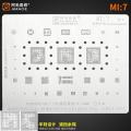 Amaoe BGA Reballing Stencil for Xiaomi 10/9/8/6 11 11 Pro 12 Pro 12X Note8 SDM710 SM8250 K20 K30 K40 K50 PRO Note 2 /3/4/4x/5/MIX Redmi 9A MI4 Note7/10/11Pro+ CPU RAM POWER IC Chip. 